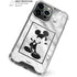 Disney Mickey Mouse Shape on Marble iPhone 15 Pro Max Clear Case