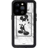 Disney Mickey Mouse Shape on Marble iPhone 15 Pro Waterproof Case