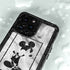 Disney Mickey Mouse Shape on Marble iPhone 15 Pro Waterproof Case