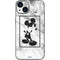 Disney Mickey Mouse Shape on Marble iPhone 15 Skin