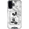 Disney Mickey Mouse Shape on Marble iPhone 16 Clear Case