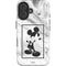 Disney Mickey Mouse Shape on Marble iPhone 16 Impact Case