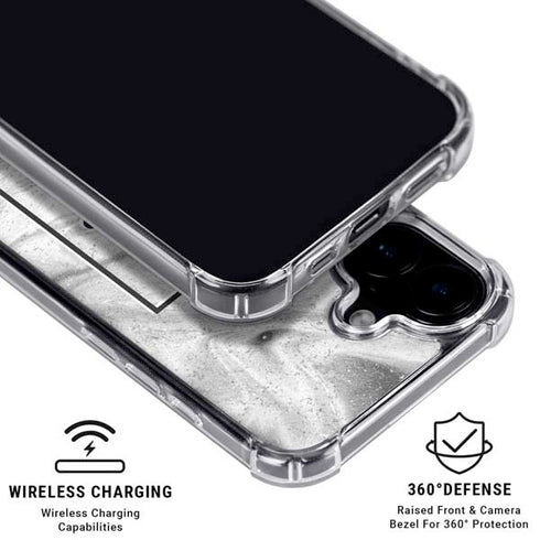 Disney Mickey Mouse Shape on Marble iPhone 16 MagSafe Case