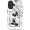 Disney Mickey Mouse Shape on Marble iPhone 16 Magsafe Impact Case