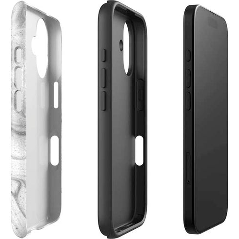 Disney Mickey Mouse Shape on Marble iPhone 16 Plus Impact Case