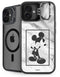 Disney Mickey Mouse Shape on Marble iPhone 16 Plus Kickstand Case