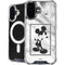 Disney Mickey Mouse Shape on Marble iPhone 16 Plus MagSafe Case