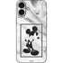 Disney Mickey Mouse Shape on Marble iPhone 16 Plus Skin