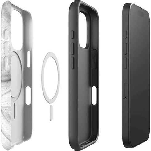 Disney Mickey Mouse Shape on Marble iPhone 16 Pro Magsafe Impact Case