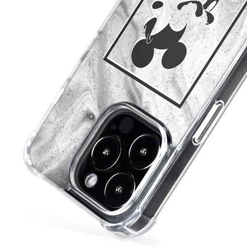 Disney Mickey Mouse Shape on Marble iPhone 16 Pro Max MagSafe Case