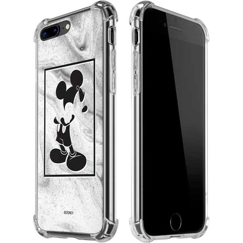 Disney Mickey Mouse Shape on Marble iPhone Cases