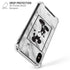 Disney Mickey Mouse Shape on Marble iPhone X/XS Clear Case