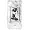 Disney Mickey Mouse Shape on Marble iPhone XS Clear Case