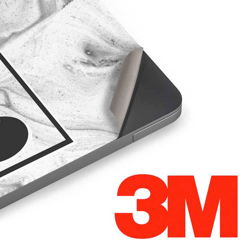 Disney Mickey Mouse Shape on Marble Apple MacBook Air Skin