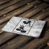 Disney Mickey Mouse Shape on Marble Apple MacBook Air Skin