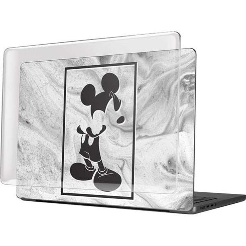 Disney Mickey Mouse Shape on Marble MacBook Pro 14in (2021-24) Case plus Skin