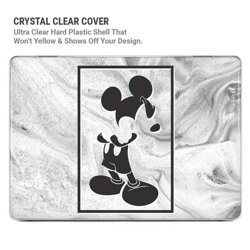 Disney Mickey Mouse Shape on Marble MacBook Pro 14in (2021-24) Case plus Skin