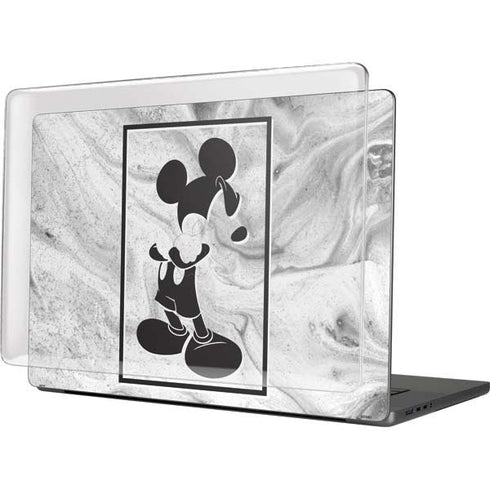 Disney Mickey Mouse Shape on Marble MacBook Cases