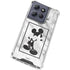 Disney Mickey Mouse Shape on Marble Moto G 5G (2025) Clear Case