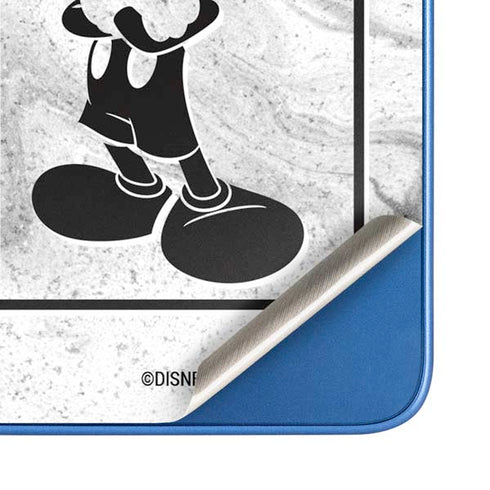 Disney Mickey Mouse Shape on Marble Moto G Play 4G (2024) Skin