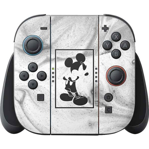 Disney Mickey Mouse Shape on Marble Nintendo Skins