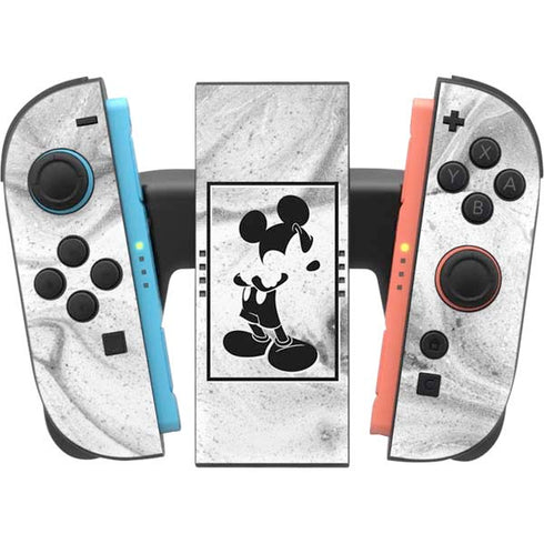 Disney Mickey Mouse Shape on Marble Nintendo Switch 2 (2025) Joy-Con Controller Skin