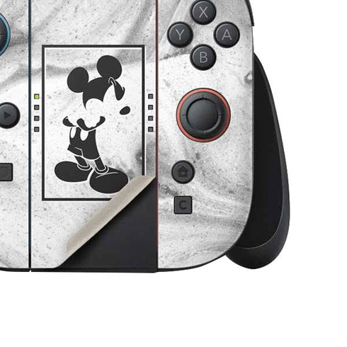 Disney Mickey Mouse Shape on Marble Nintendo Switch 2 (2025) Joy-Con Controller Skin