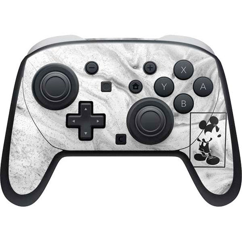 Disney Mickey Mouse Shape on Marble Nintendo Switch 2 (2025) Pro Controller Skin