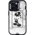 Disney Mickey Mouse Shape on Marble Otterbox Defender iPhone Skin