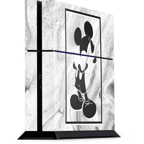 Disney Mickey Mouse Shape on Marble PlayStation PS4 Skins