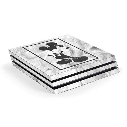 Disney Mickey Mouse Shape on Marble PlayStation PS4 Skins