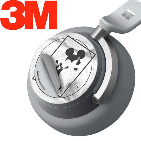 Disney Mickey Mouse Shape on Marble Surface Headphones Skin