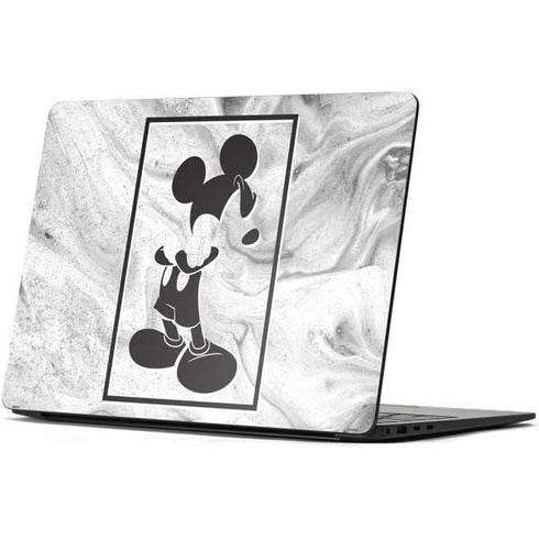 Disney Mickey Mouse Shape on Marble Surface Laptop 7 13.8in Skin