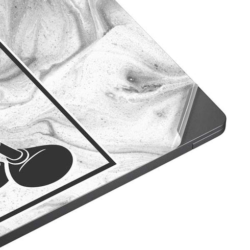 Disney Mickey Mouse Shape on Marble Surface Laptop 7 13.8in Skin