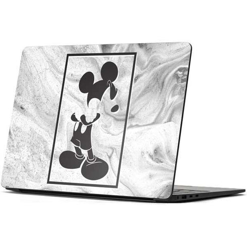 Disney Mickey Mouse Shape on Marble Surface Laptop 7 15in Skin