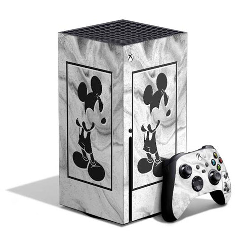Disney Mickey Mouse Shape on Marble Xbox Series X Bundle Skin
