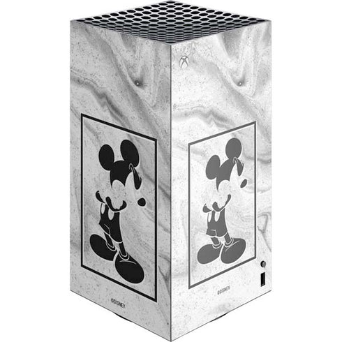 Disney Mickey Mouse Shape on Marble Xbox Series X Skins