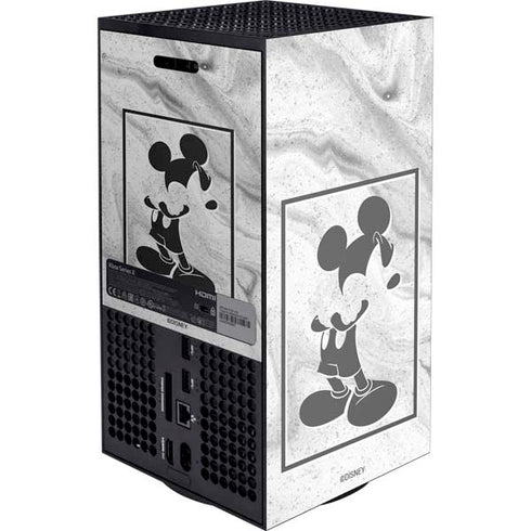 Disney Mickey Mouse Shape on Marble XBox Series X Digital Edition Console Skin
