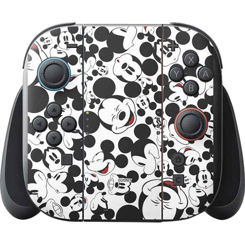 Disney Mickey Mouse Face Pattern Nintendo Switch 2 (2025) with Joy-Con Skin