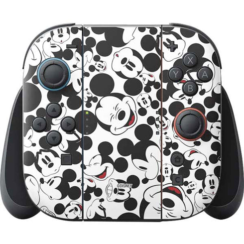 Disney Mickey Mouse Face Pattern Nintendo Switch 2 (2025) Joy-Con Controller Skin