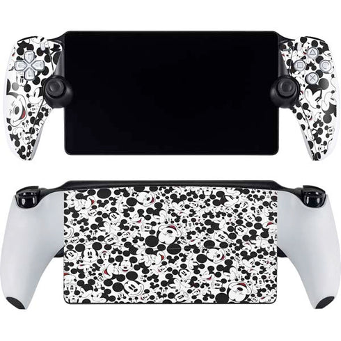 Disney Mickey Mouse Face Pattern PlayStation Portal Remote Player Skin