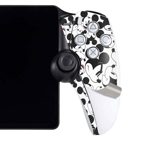 Disney Mickey Mouse Face Pattern PlayStation Portal Remote Player Skin