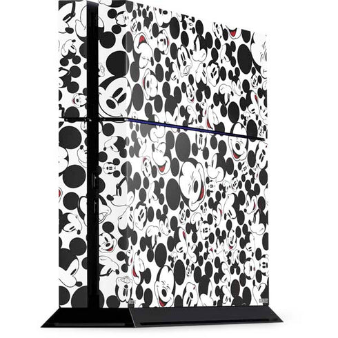 Disney Mickey Mouse Face Pattern PlayStation PS4 Skins