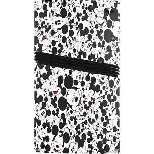 Disney Mickey Mouse Face Pattern PS5 Pro Bundle Skin