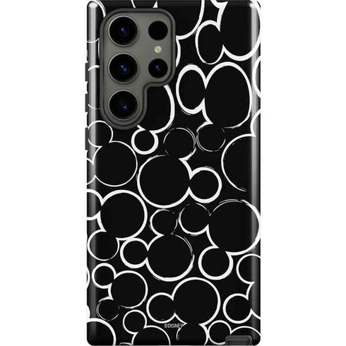 Disney Mickey Mouse Logo Pattern Galaxy S23 Ultra Pro Case