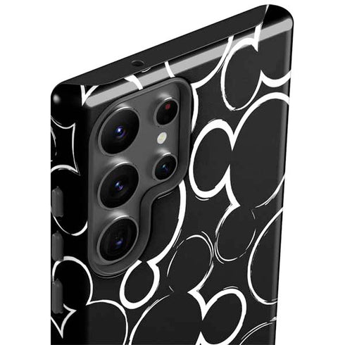 Disney Mickey Mouse Logo Pattern Galaxy S23 Ultra Pro Case