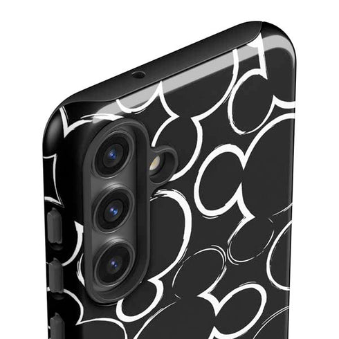 Disney Mickey Mouse Logo Pattern Galaxy S25 Impact Case