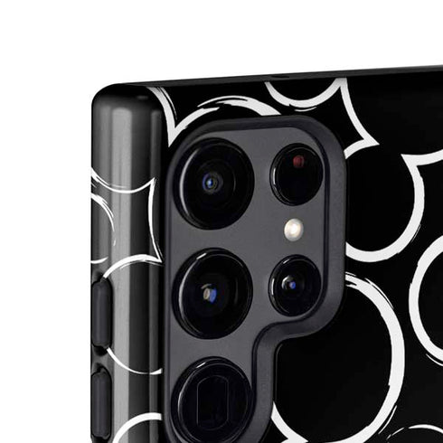 Disney Mickey Mouse Logo Pattern Galaxy S25 Ultra Impact Case
