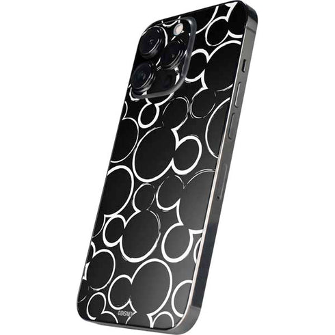 Disney Mickey Mouse Logo Pattern iPhone 15 Pro Max Skin