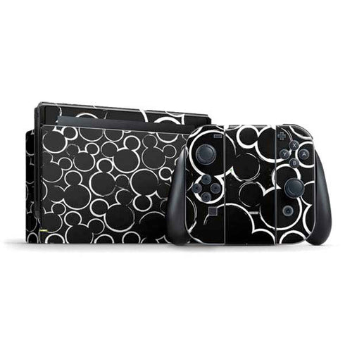 Disney Mickey Mouse Logo Pattern Nintendo Skins